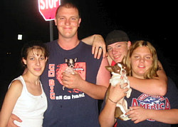 Hillary, Kevin, Kris, Kate and pups